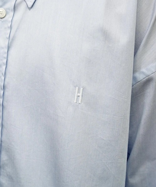 HED MAYNER(ヘドメイナー)の「【HED MAYNER】 BOTTUNED DOWN SHIRT(シャツ/ブラウス・メンズ・ライトブルー・MEDIUM)」の7枚目の写真