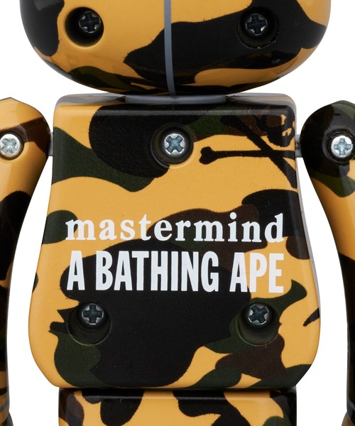 超合金 BE@RBRICK MASTERMIND VS BAPE(YELLOW)