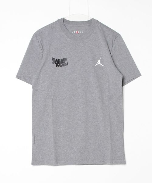 JORDAN BRAND（ジョーダンブランド）の「ジョーダン  AS M J BRAND SS JM STACK CREW（Tシャツ/カットソー・メンズ・グレー/ブラック・S/M/L/XL/2XL）」の2枚目の写真