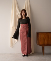 highwest trench skirt / ハイウエストトレンチスカート