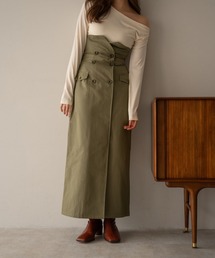 highwest trench skirt / ハイウエストトレンチスカート