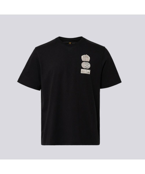 Timberland(ティンバーランド)の「オールジェンダー 半袖 ニット バッジ Tシャツ(Tシャツ/カットソー・メンズ・ウィート/ブラック・X-SMALL/SMALL/MEDIUM/LARGE/X-LARGE/XX-LARGE)」の2枚目の写真
