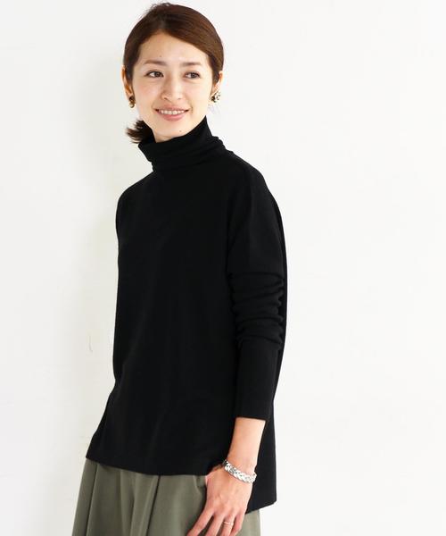 BEAUTY&YOUTH UNITED ARROWS（ビューティーアンドユースユナイテッドアローズ）の「BY∵ フルニードルタートルニット◆（ニット/セーター・レディース・グレー/ブラウン/オレンジ/ブラック・FREE）」の2枚目の写真