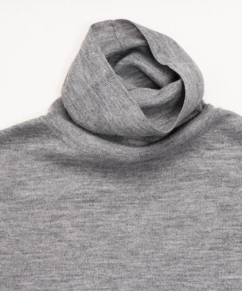 BEAUTY&YOUTH UNITED ARROWS（ビューティーアンドユースユナイテッドアローズ）の「BY∵ フルニードルタートルニット◆（ニット/セーター・レディース・グレー/ブラウン/オレンジ/ブラック・FREE）」の14枚目の写真