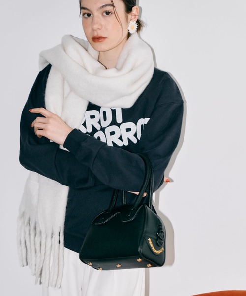 THEATRE PRODUCTS（シアタープロダクツ）の「レザレットボストンバッグS（ハンドバッグ・レディース・ブラック/ベージュ・FREE）」の18枚目の写真