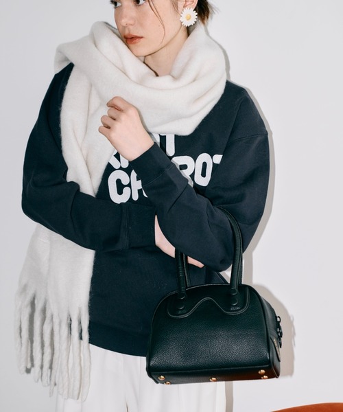 THEATRE PRODUCTS（シアタープロダクツ）の「レザレットボストンバッグS（ハンドバッグ・レディース・ブラック/ベージュ・FREE）」の19枚目の写真