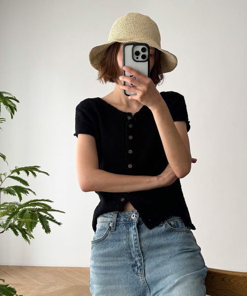 CANAL JEAN(キャナルジーン)の「El mar ペーパーバケットハット(ハット・レディース・ベージュ/クリーム・ONE SIZE)」の2枚目の写真