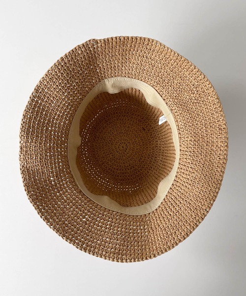 CANAL JEAN(キャナルジーン)の「El mar ペーパーバケットハット(ハット・レディース・ベージュ/クリーム・ONE SIZE)」の10枚目の写真