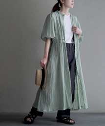 apartment department | タックデザイン シアーロングワンピース(ワンピース)
