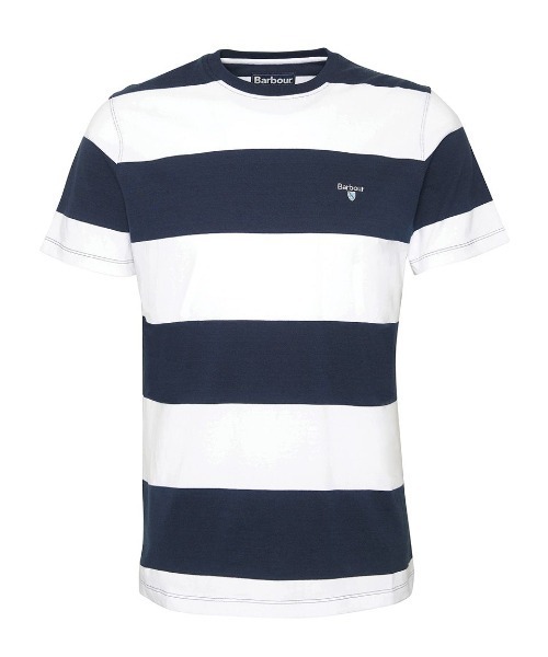 【セール】Whalton ワイドボーダー Tシャツ（テーラードフィット）（Tシャツ/カットソー）｜Barbour（バブアー）