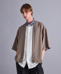 JUNRED | 【 セットアップ対応 】ドレープツイルレイヤードシャツ(シャツ/ブラウス)