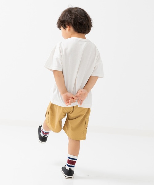 chil2(チルツー)の「カーゴハーフパンツ(カーゴパンツ・キッズ・ベージュ/クリーム/ブラック/カーキ・90cm/100cm/110cm/120cm/130cm/140cm/150cm)」の19枚目の写真