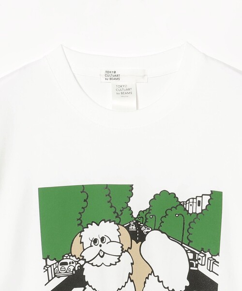 TOKYO CULTUART by BEAMS(トウキョウカルチャートバイビームス)の「【UNISEX】本秀康 / MOCO ROAD Tee(Tシャツ/カットソー・メンズ・ホワイト・MEDIUM/LARGE/X-LARGE/SMALL)」の5枚目の写真