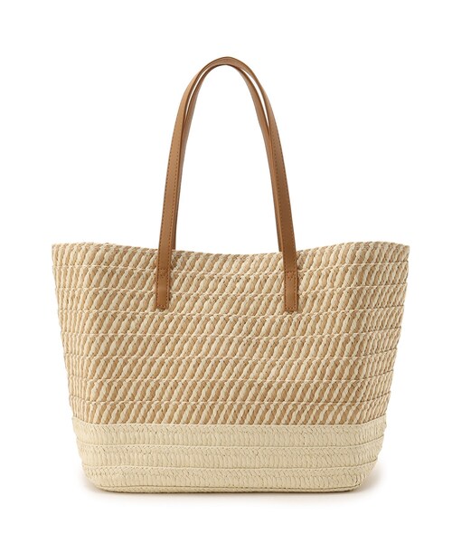 SHOO・LA・RUE（シューラルー）の「◆雑材スクエアトートバッグ（トートバッグ・レディース・ダークブラウン/ベージュ・00）」の12枚目の写真