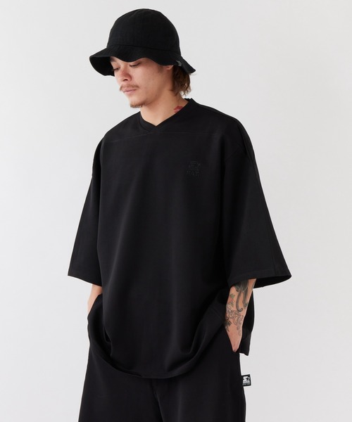 FAT（エフエイティー）の「F.A.T. STARSHOT（エフエーティー スターショット）（Tシャツ/カットソー・メンズ・ブラック/ホワイト/グリーン・TITCH(M)/SKINNY(L)/FAT(XL)）」の2枚目の写真