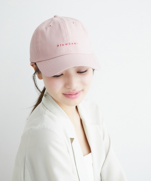 ROPE' PICNIC（ロペピクニック）の「カラーロゴキャップ/リンクコーデ（キャップ・レディース・ライトグリーン/チャコールグレー/キナリ/イエロー系その他/ピンク・FREE）」の5枚目の写真