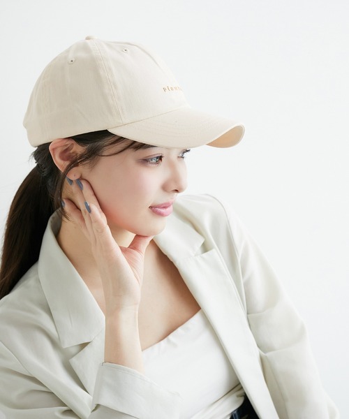 ROPE' PICNIC（ロペピクニック）の「カラーロゴキャップ/リンクコーデ（キャップ・レディース・ライトグリーン/チャコールグレー/キナリ/イエロー系その他/ピンク・FREE）」の2枚目の写真