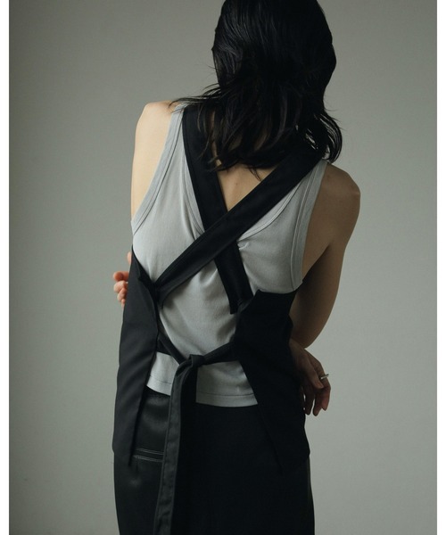 anuke（アンヌーク）の「Layered Rib Tops（Tシャツ/カットソー）」 - WEAR
