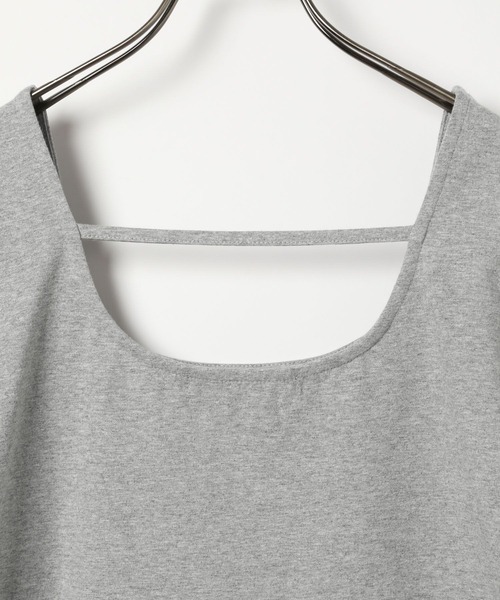 Heather(ヘザー)の「ヘムデザインショートスリーブカットソー 133945(Tシャツ/カットソー・レディース・グレー/ホワイト/チャコールグレー・FREE)」の10枚目の写真
