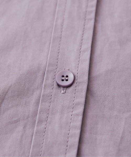 CUBE SUGAR（キューブシュガー）の「フード付きワイドシャツ（シャツ/ブラウス・レディース・イエロー/パープル/ブラック・M）」の16枚目の写真