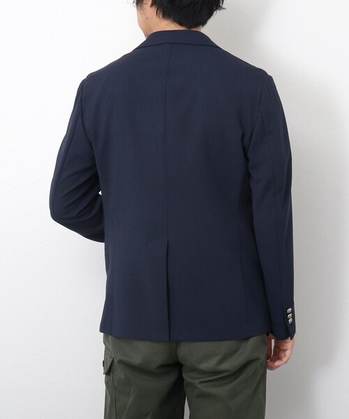 NOLLEY’S（ノーリーズ）の「《ビジカジ対応》TRABEST ストレッチ 銀ボタン ブレザージャケット（テーラードジャケット・メンズ・ブルー/グレー/ネイビー/ブラック・S/M/L/XL）」の18枚目の写真