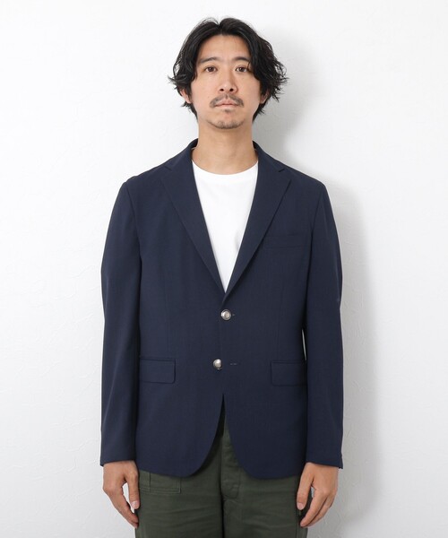 NOLLEY’S（ノーリーズ）の「《ビジカジ対応》TRABEST ストレッチ 銀ボタン ブレザージャケット（テーラードジャケット・メンズ・ブルー/グレー/ネイビー/ブラック・S/M/L/XL）」の17枚目の写真