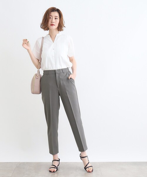 grove（グローブ）の「2WAYストレッチテーパードパンツ（その他パンツ・レディース・グレー/ベージュ/ブラック・02/03/01/04/05）」の6枚目の写真