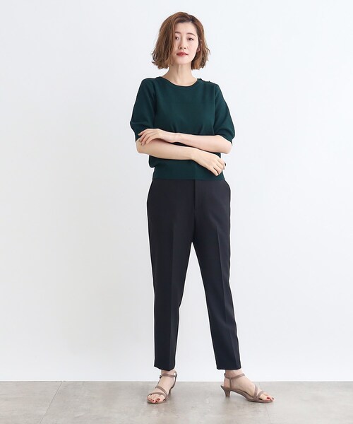 grove（グローブ）の「2WAYストレッチテーパードパンツ（その他パンツ・レディース・グレー/ベージュ/ブラック・02/03/01/04/05）」の9枚目の写真