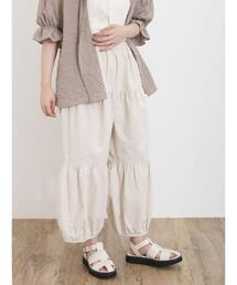Samansa Mos2 | 【Lサイズ WEB限定】ティアードバルーンパンツ(その他パンツ)