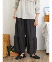 Samansa Mos2 | 【Lサイズ WEB限定】ティアードバルーンパンツ(その他パンツ)