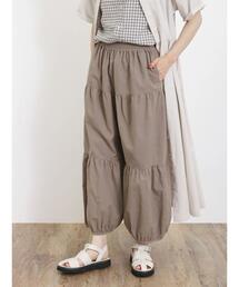 Samansa Mos2 | 【Lサイズ WEB限定】ティアードバルーンパンツ(その他パンツ)