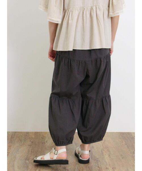 Samansa Mos2（サマンサ モスモス）の「【Lサイズ WEB限定】ティアードバルーンパンツ（その他パンツ・レディース・ベージュ/チャコールグレー/モカ・M/L）」の19枚目の写真
