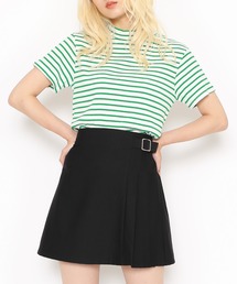 PUNYUS | ボーダーハイネックリブＴシャツ(Tシャツ/カットソー)