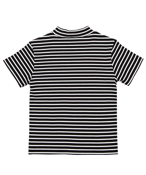 PUNYUS（プニュズ）の「ボーダーハイネックリブＴシャツ（Tシャツ/カットソー・レディース・ホワイト/グリーン/ブラック・1/4/3/2）」の11枚目の写真