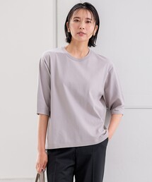 【ご好評につきカラー追加/洗える】ヴィスコースストレッチ バックデザイン ニット