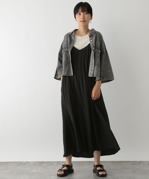 ぷグレーXS LEPSIM（レプシィム）の「ボリュームキャミワンピース 132565