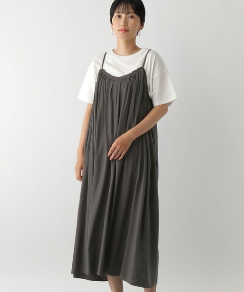 LEPSIM（レプシィム）の「ボリュームキャミワンピース 132565