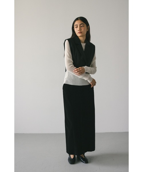 STYLEMIXER（スタイルミキサー）の「テーラードベスト（ベスト・レディース・ブラック/グレー・FREE）」の4枚目の写真