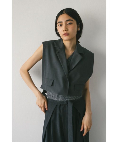 STYLEMIXER（スタイルミキサー）の「テーラードベスト（ベスト・レディース・ブラック/グレー・FREE）」の17枚目の写真