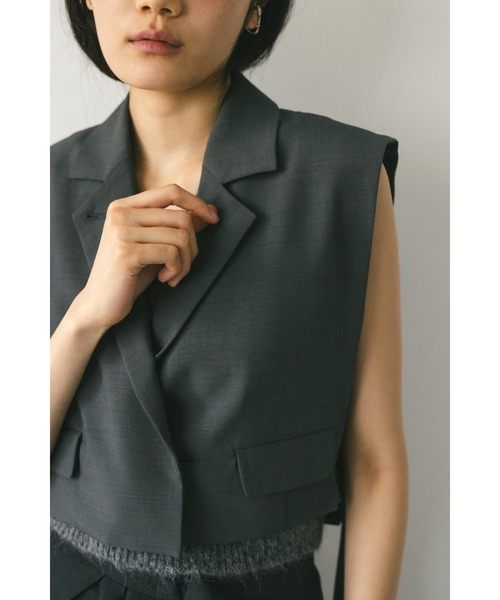 スタイルミキサー　リネンテーラードジャケット　ベスト　パンツ スタイルミキサー リネンテーラードジャケット ベスト パンツ