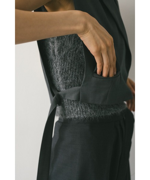 STYLEMIXER（スタイルミキサー）の「テーラードベスト（ベスト・レディース・ブラック/グレー・FREE）」の22枚目の写真