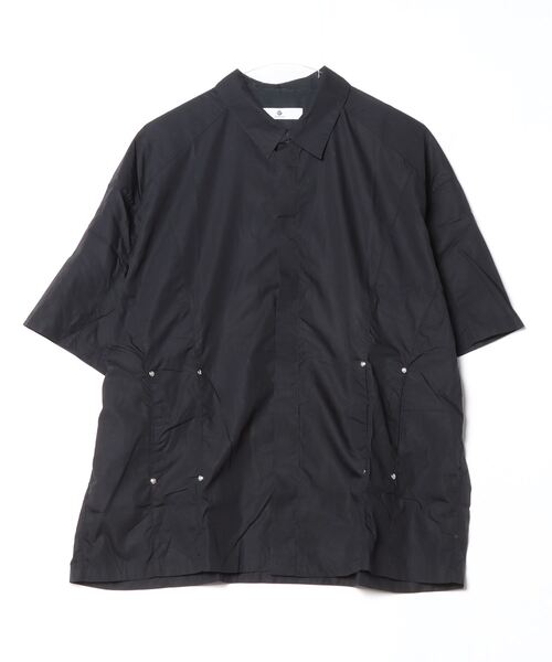 DIET BUTCHER(ダイエットブッチャー)の「DIET BUTCHER/ダイエットブッチャー Over sized half sleeve shirt 半袖シャツ(シャツ/ブラウス・メンズ・グレイッシュベージュ/サックスブルー/ブラック・1/3/2)」の2枚目の写真