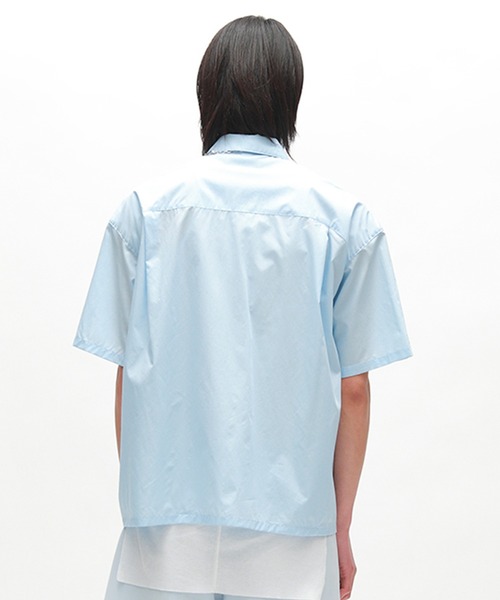 DIET BUTCHER(ダイエットブッチャー)の「DIET BUTCHER/ダイエットブッチャー Over sized half sleeve shirt 半袖シャツ(シャツ/ブラウス・メンズ・グレイッシュベージュ/サックスブルー/ブラック・1/3/2)」の17枚目の写真