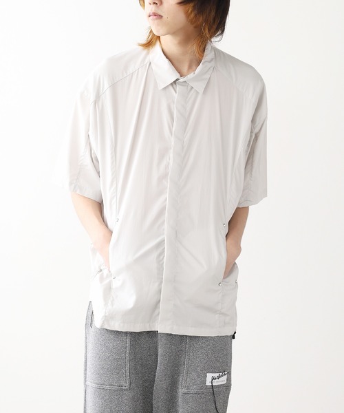 DIET BUTCHER(ダイエットブッチャー)の「DIET BUTCHER/ダイエットブッチャー Over sized half sleeve shirt 半袖シャツ(シャツ/ブラウス・メンズ・グレイッシュベージュ/サックスブルー/ブラック・1/3/2)」の20枚目の写真