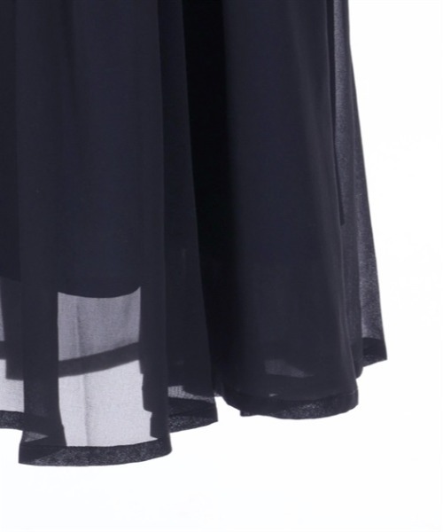 axes femme（アクシーズファム）の「シフォン切替ストライプスカート（スカート・レディース・ベージュ/ネイビー/ダークグリーン・FREE）」の22枚目の写真