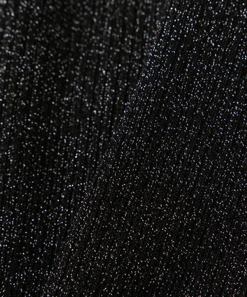 FREE'S MART（フリーズマート）の「◆Vネックラメリブニットカーディガン（ニット/セーター・レディース・ブラック/ベージュ/レッド/グレー・FREE）」の14枚目の写真