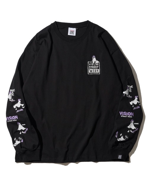 黒のグラフィックプリント長袖Tシャツ acronym グラフィックプリント 長袖シャツ 黒 - メルカリ