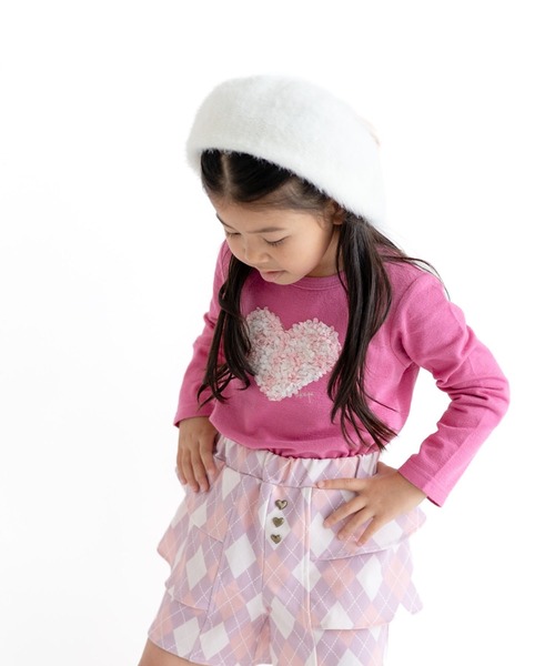 SKAPE（エスケープ）の「ﾋﾞｯｸﾘﾎﾞﾝﾍﾞﾚｰ（ハンチング/ベレー帽・キッズ・ネイビー/ホワイト・50cm/54cm）」の3枚目の写真