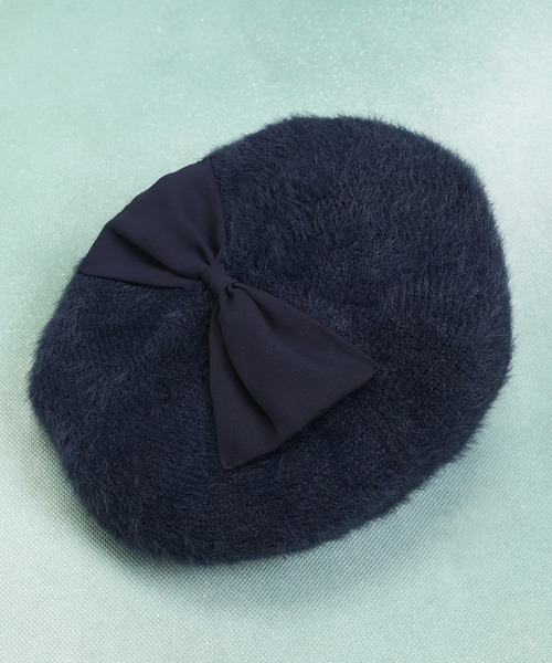 SKAPE（エスケープ）の「ﾋﾞｯｸﾘﾎﾞﾝﾍﾞﾚｰ（ハンチング/ベレー帽・キッズ・ネイビー/ホワイト・50cm/54cm）」の10枚目の写真