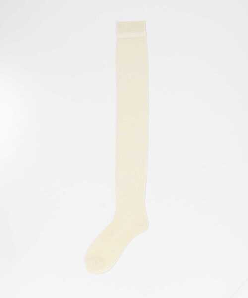 SENSE OF PLACE by URBAN RESEARCH(センスオブプレイスバイアーバンリサーチ)の「ニーハイソックス(ソックス/靴下・レディース・アイボリー/シルバー・ONE)」の15枚目の写真